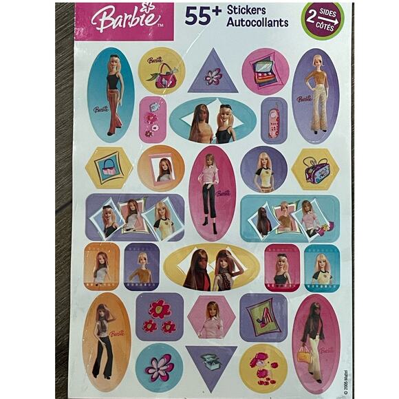Mattel Barbie My Special Things Sandylion 2005 Stickers‎ Sealed 55+ Stickers - Picture 3 of 9